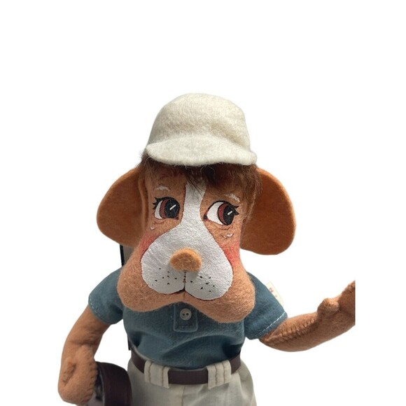 Vintage Annalee Golfer Boy Dog 2002 With Tags 10” Figure RARE - Picture 12 of 16